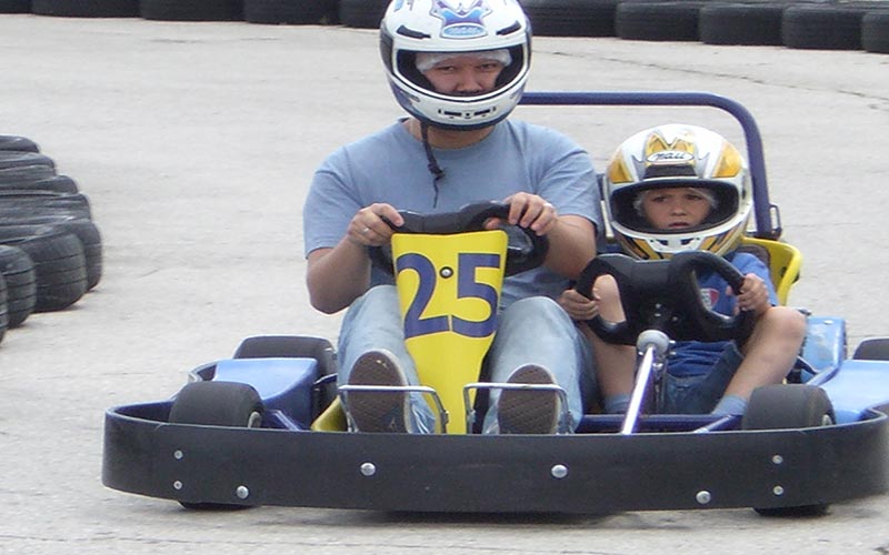 karting con Sergio