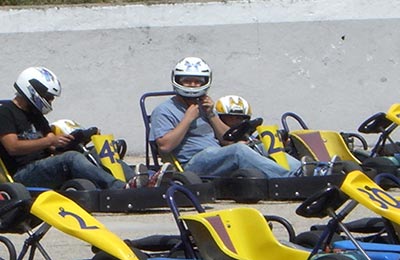 karting con Sergio