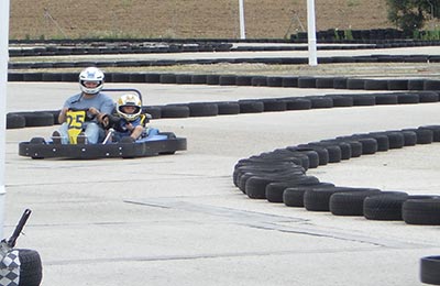 karting con Sergio