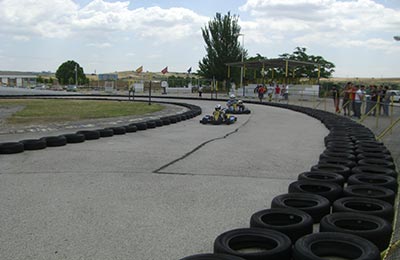 karting con Sergio