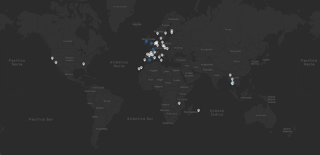 mapa con amigos