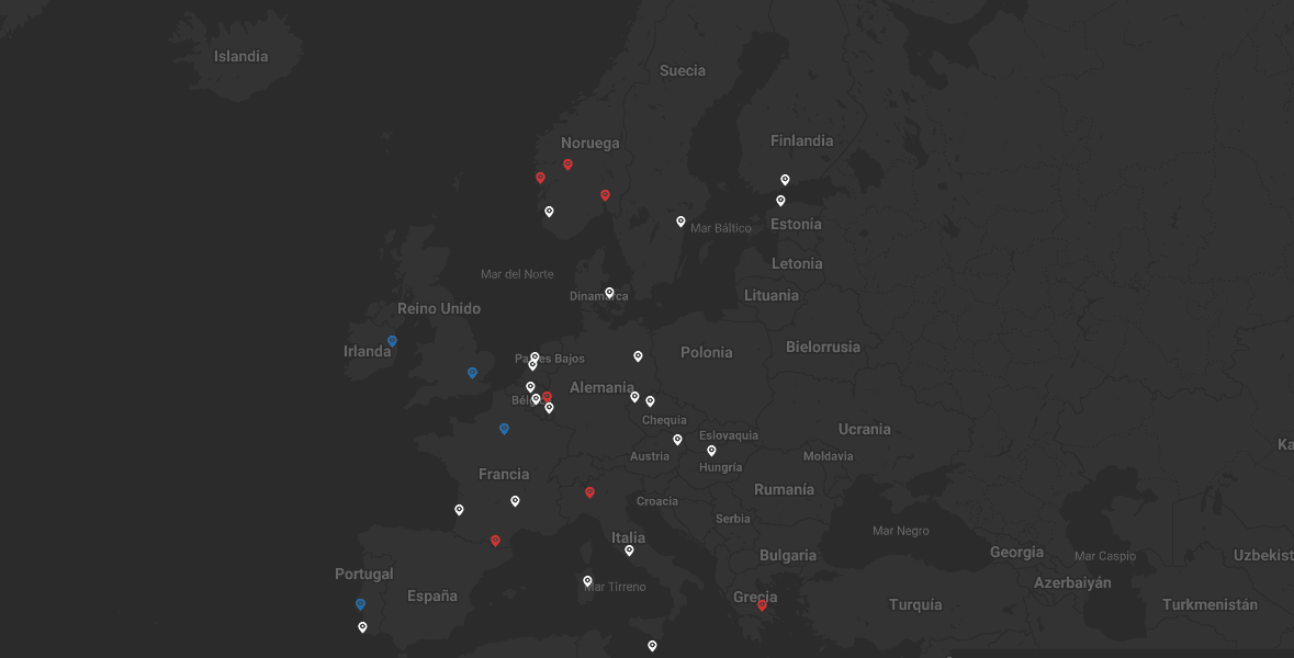 mapa Europa